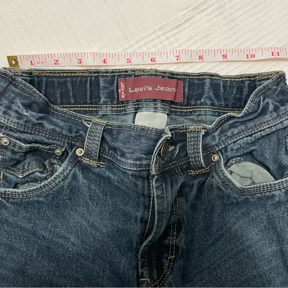 Levi’s Straight Leg Boy Demin Jeans Size 8 - Picture 7 of 8